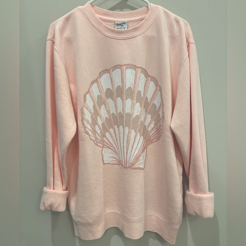 Mallory Ervin and Living Fully Co She Sells Seashells Sweatshirt